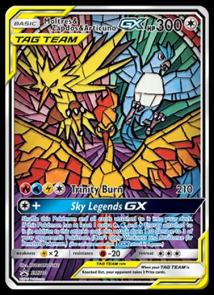 SM210 Moltres, Zapdos & Articuno