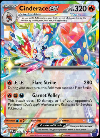 038/217 Cinderace ex