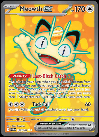 107/088 Meowth ex