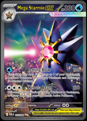 118/088 Mega Starmie ex