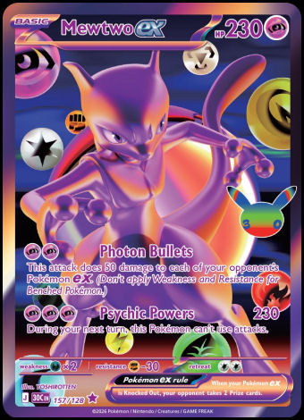 157/128 Mewtwo ex