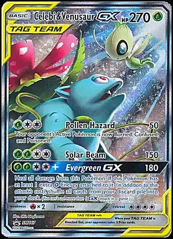 SM167 Celebi & Venusaur GX SM Promo