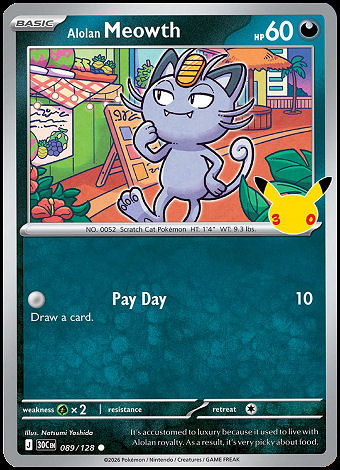 089/128 Alolan Meowth
