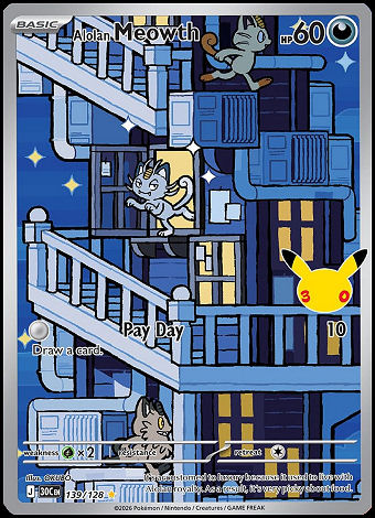 139/128 Alolan Meowth