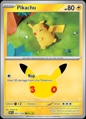 027/128 Pikachu