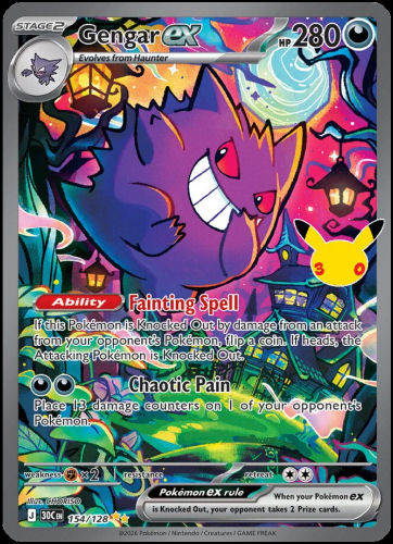 154/128 Gengar ex