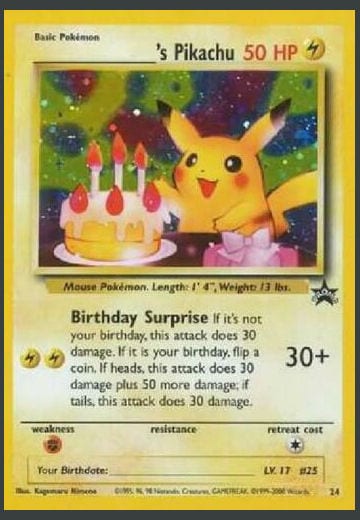 Birthday Pikachu