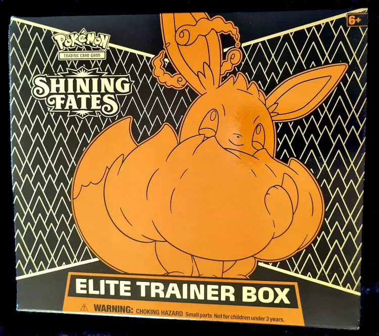 Shining Fates Elite Trainer Box Pokémon prices falling