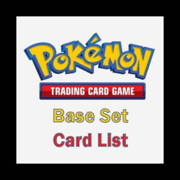Pokemon Base Set Card List