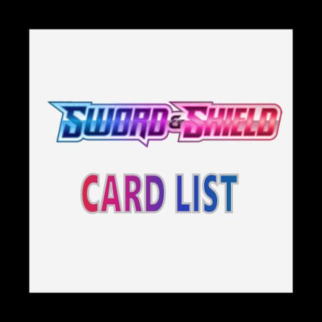 Sword and Shield Base Card List