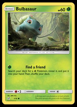 1/18 Bulbasaur