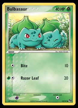 12/17 Bulbasaur