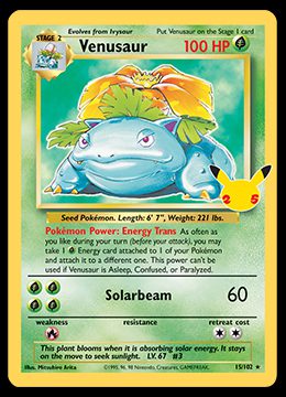 15/102 Venusaur Celebrations