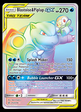 253/236 Blastoise & Piplup