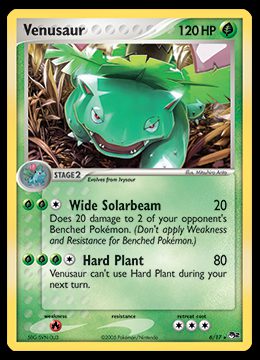 6/17 Venusaur