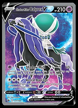 171/198 Shadow Rider Calyrex V