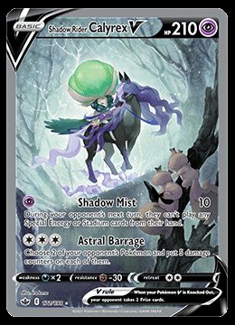 172/198 Shadow Rider Calyrex V