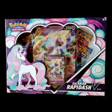 Galarian Rapidash V Collection Box What S In The Box Coded Yellow