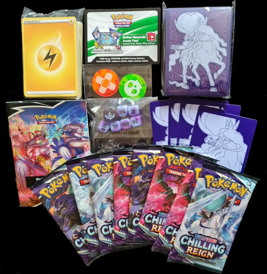 Chilling Reign Elite Trainer Box contents