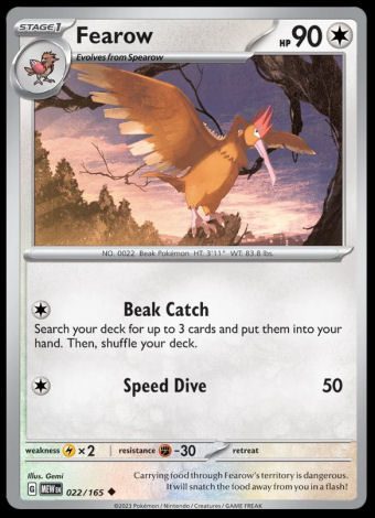022/165 Fearow