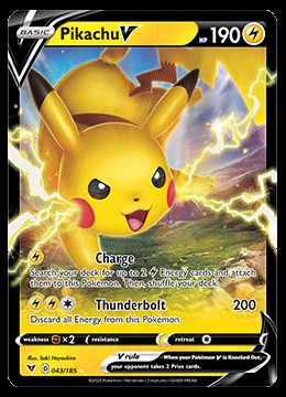 043/185 Pikachu V