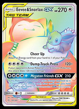 191/181 Snorlax and Eevee