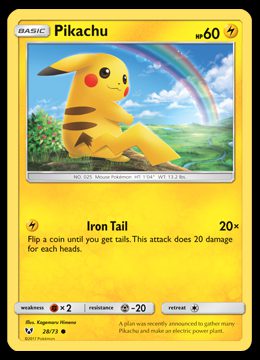 28/73 Pikachu