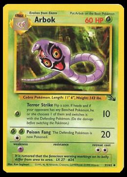 31/62 Arbok