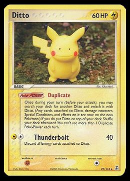 39/113 Ditto Pikachu