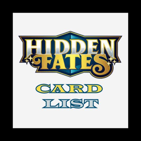 Hidden Fates Card List