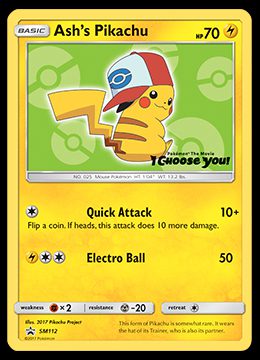SM112 Ash's Pikachu