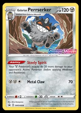 SWSH008 Galarian Perrserker