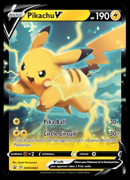 SWSH063 Pikchu V