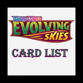 Evolving Skies Card List