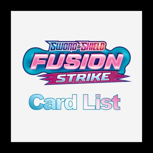 Fusion Strike Card List