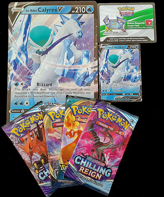 Ice Rider Calyrex Box Contents