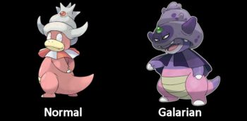 Slowking Normal and Galarian Form
