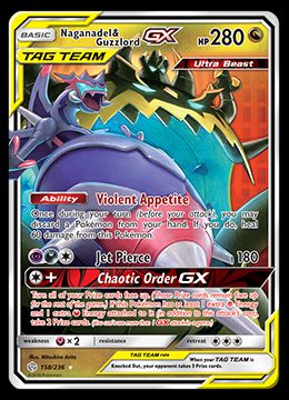 158/236 Nagandel and Guzzlord GX