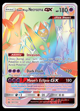 161/156 Dawn Wings Necrozma GX