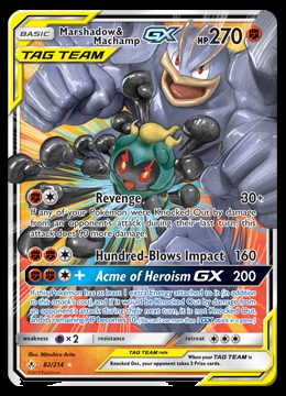 82/214 Marshadow & Machamp