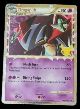thumbnail image 2 of Pokemon Dragapult Prime SWSH132 - 25th Anniversary Black Star Promo Card 2 of 9