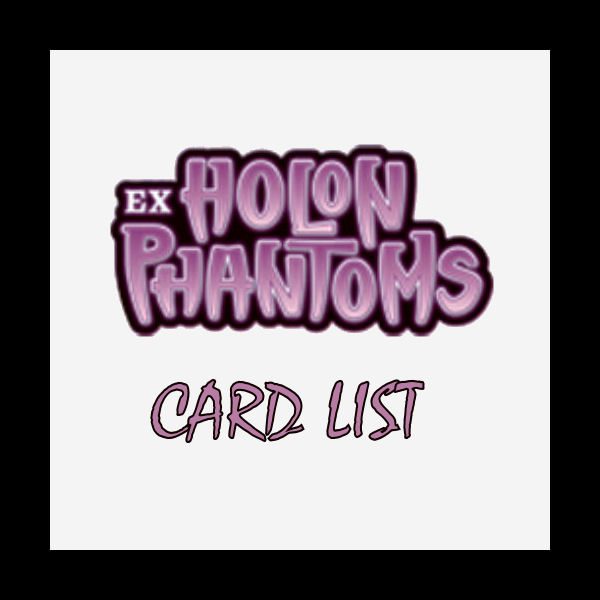 Ex Holon Phantoms Card List Coded Yellow