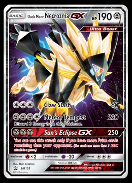 SM102 Necrozma GX