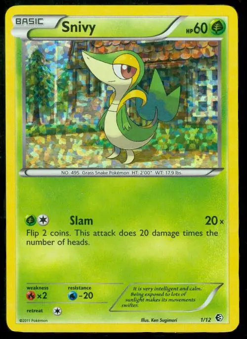Snivy McDonalds Holo 2011