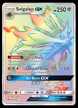 155/149 Solgaleo GX