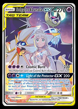 216/236 Solgaleo & Lunala GX