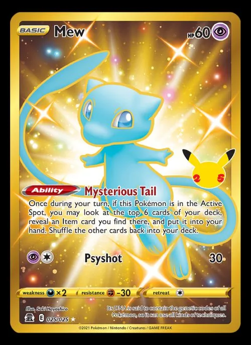 Gold Mew, Celebrations