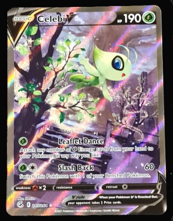 Celebi V Alternate Art card - Fusion Strike Pull Rate