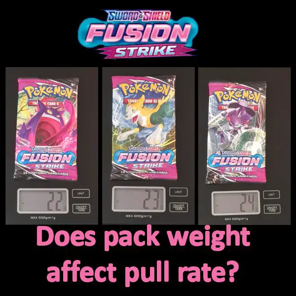 Fusion Strike Pack Weight Test