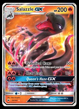 25/147 Salazzle GX